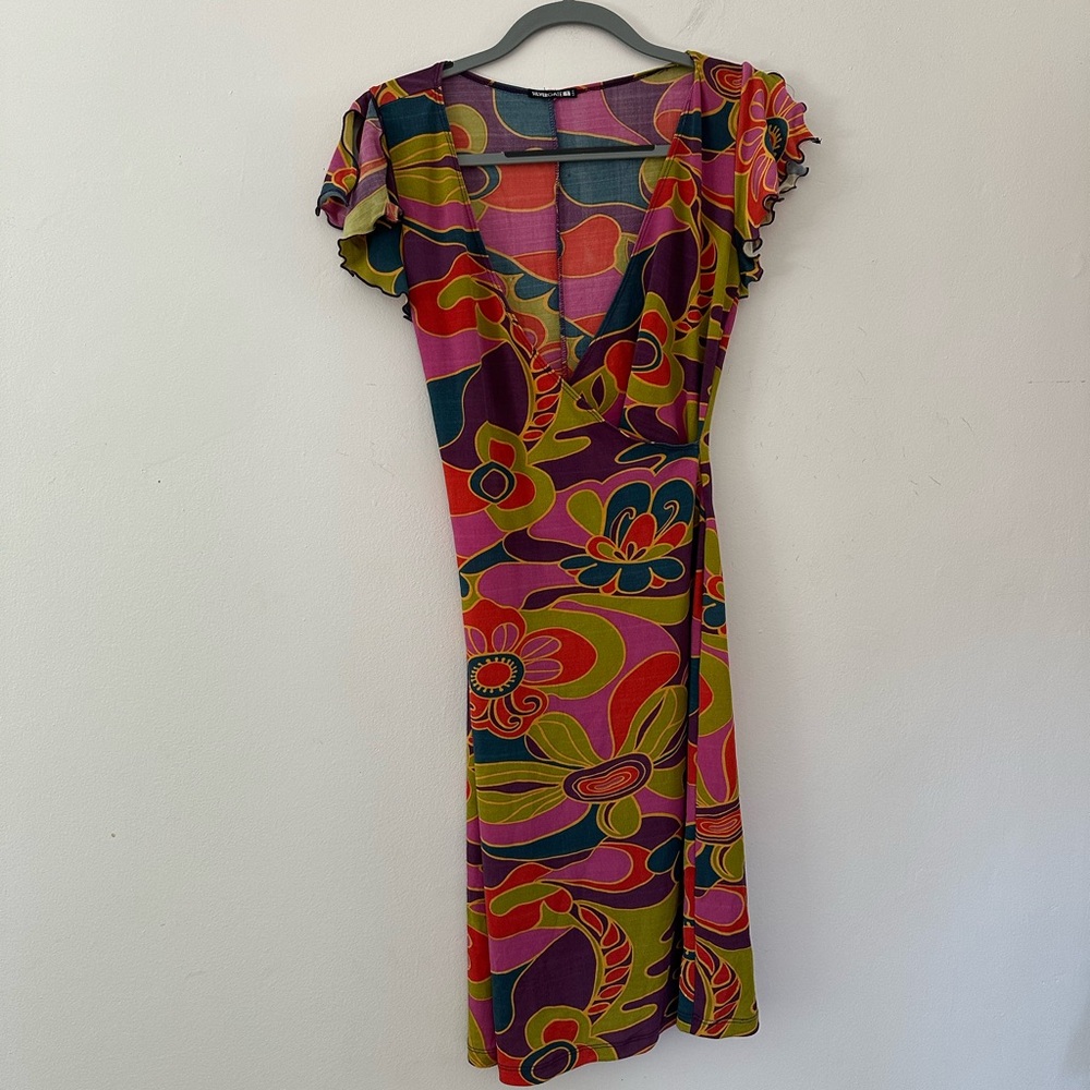 VNTG art deco midi dress